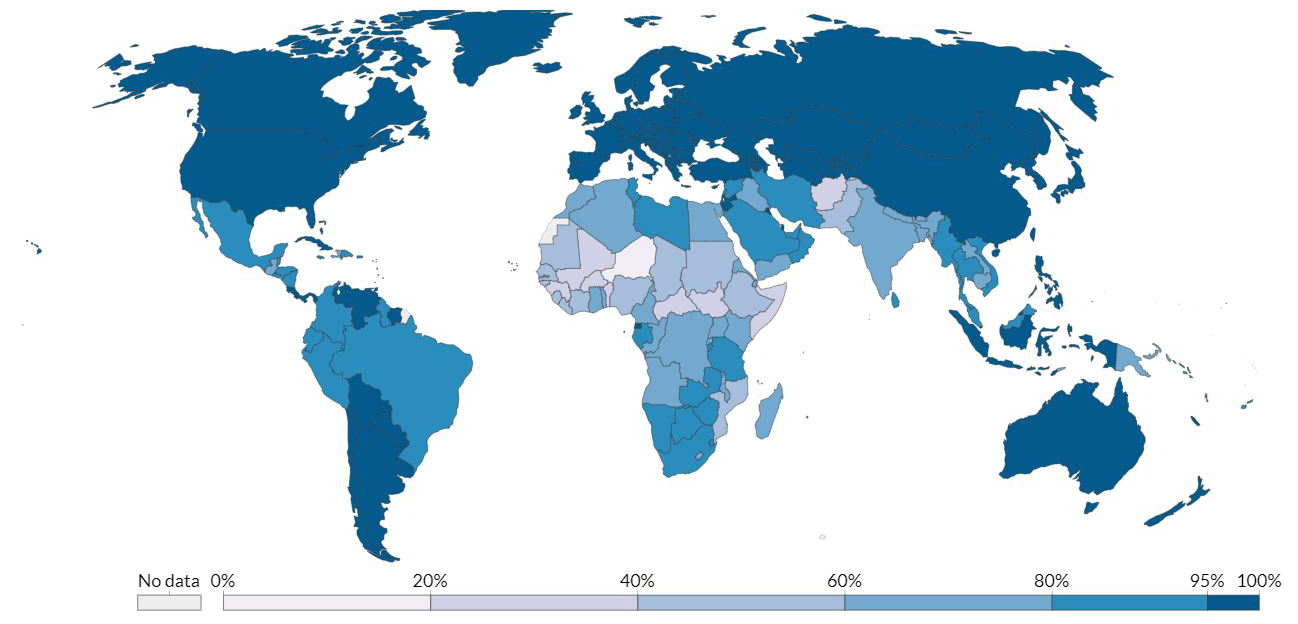 Ethiopian Literacy is around 50%.